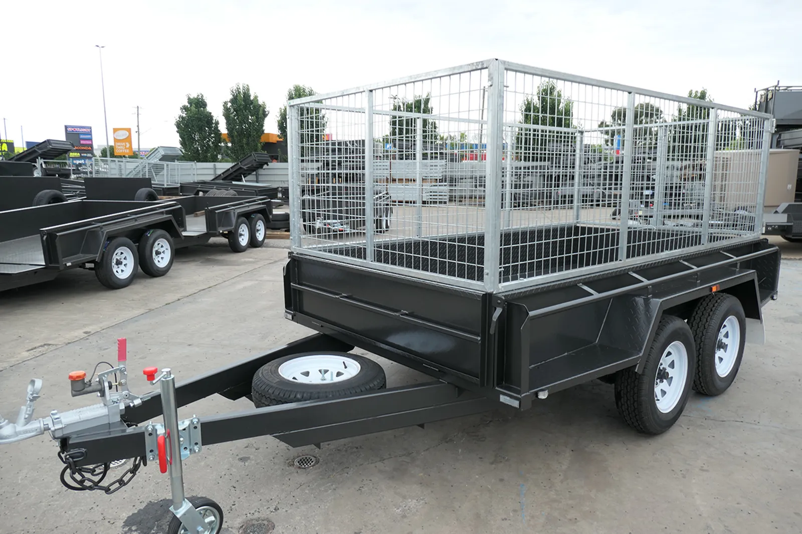 10x5 Heavy Duty Tandem Cage Trailer for Sale Wagga Wagga NSW8