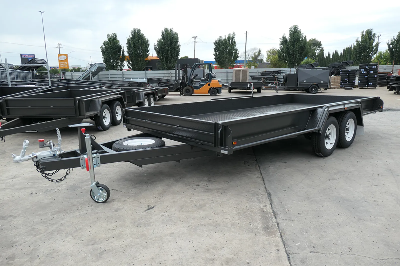 16x6'6 Box Car Carrier Trailer with Tailgate Wagga Wagga NSW1