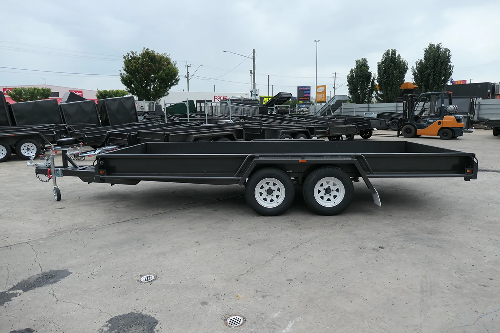 16x6'6 Box Car Carrier Trailer with Tailgate Wagga Wagga NSW2
