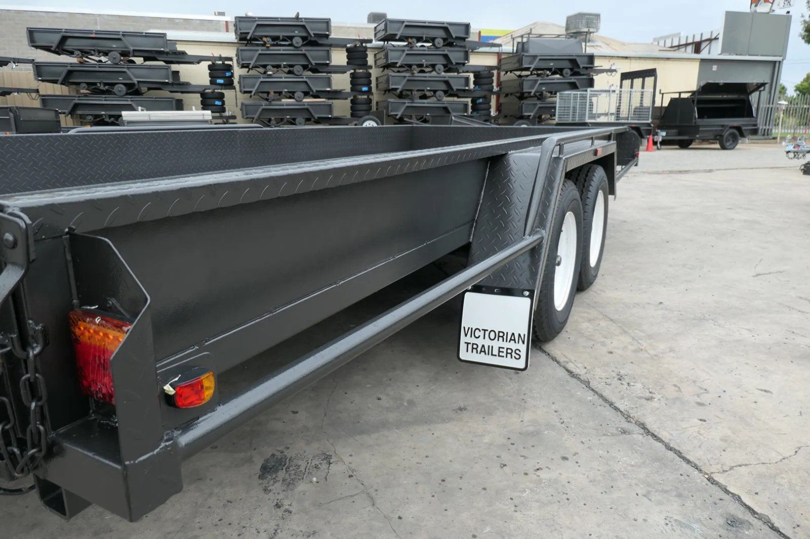 16x6'6 Box Car Carrier Trailer with Tailgate Wagga Wagga NSW5