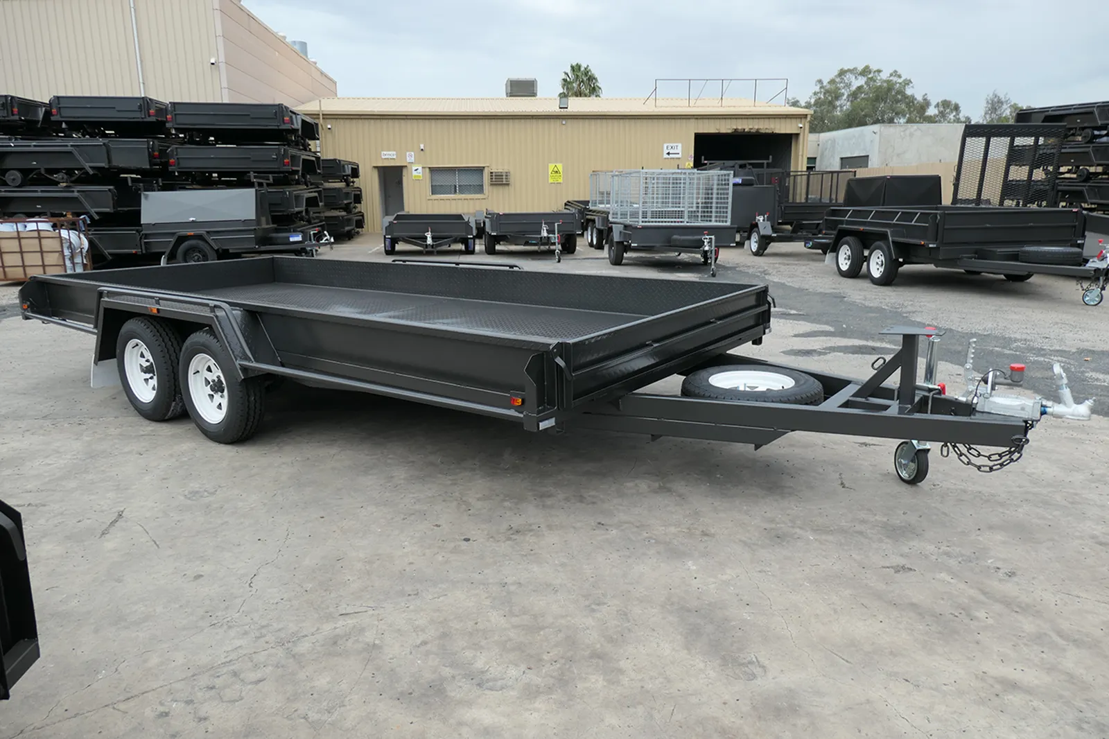 16x6'6 Box Car Carrier Trailer with Tailgate Wagga Wagga NSW6