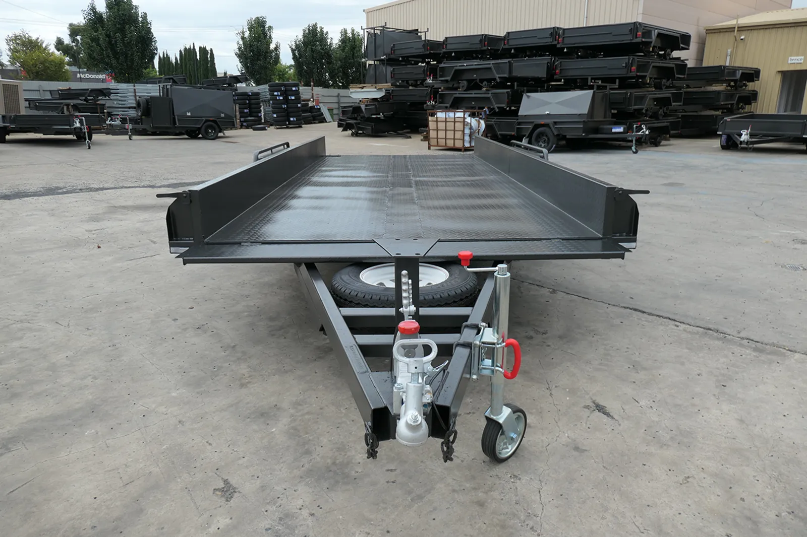 16x6'6 Box Car Carrier Trailer with Tailgate Wagga Wagga NSW7