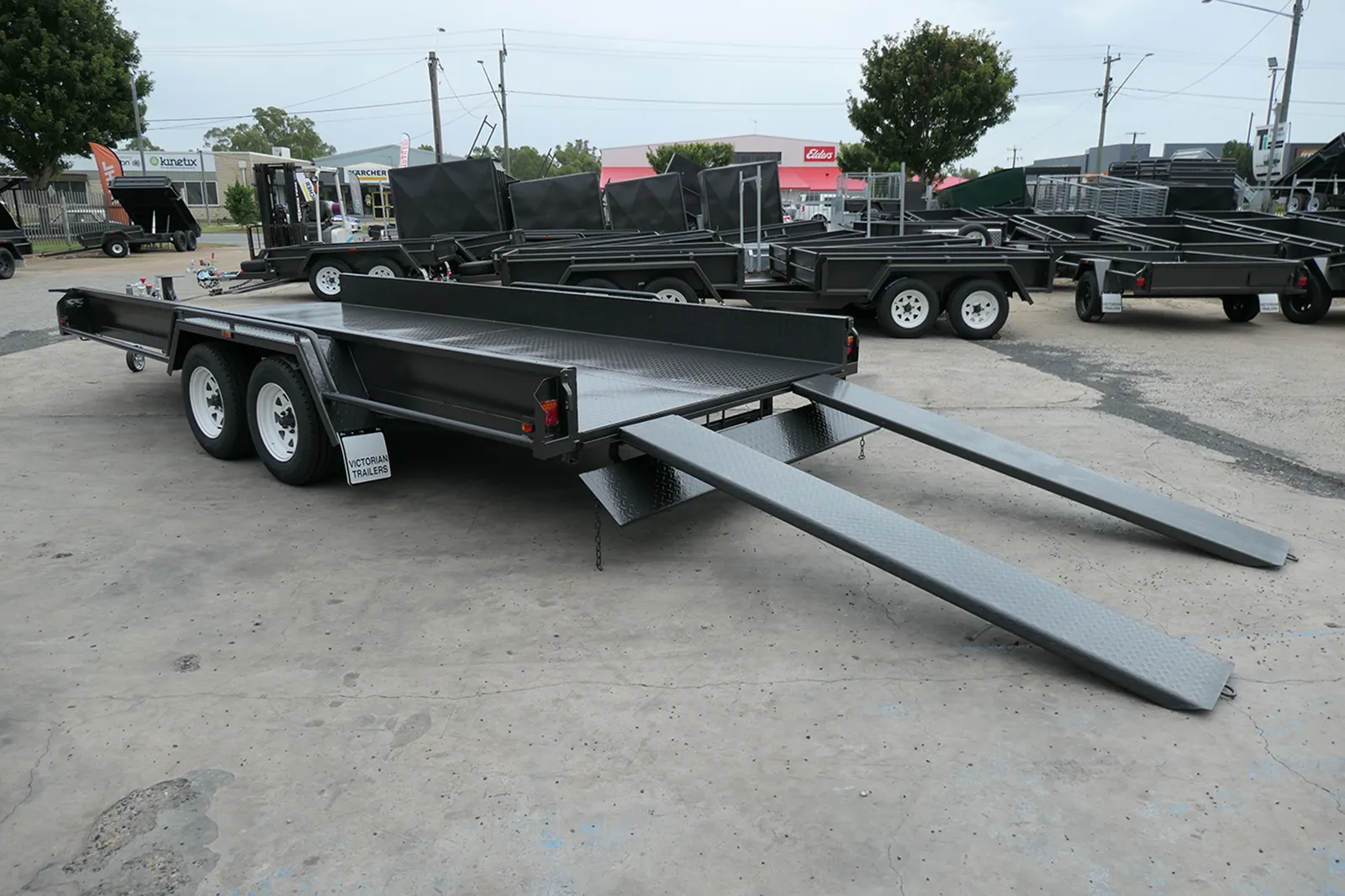 16x6'6 Box Car Carrier Trailer with Tailgate Wagga Wagga NSW8