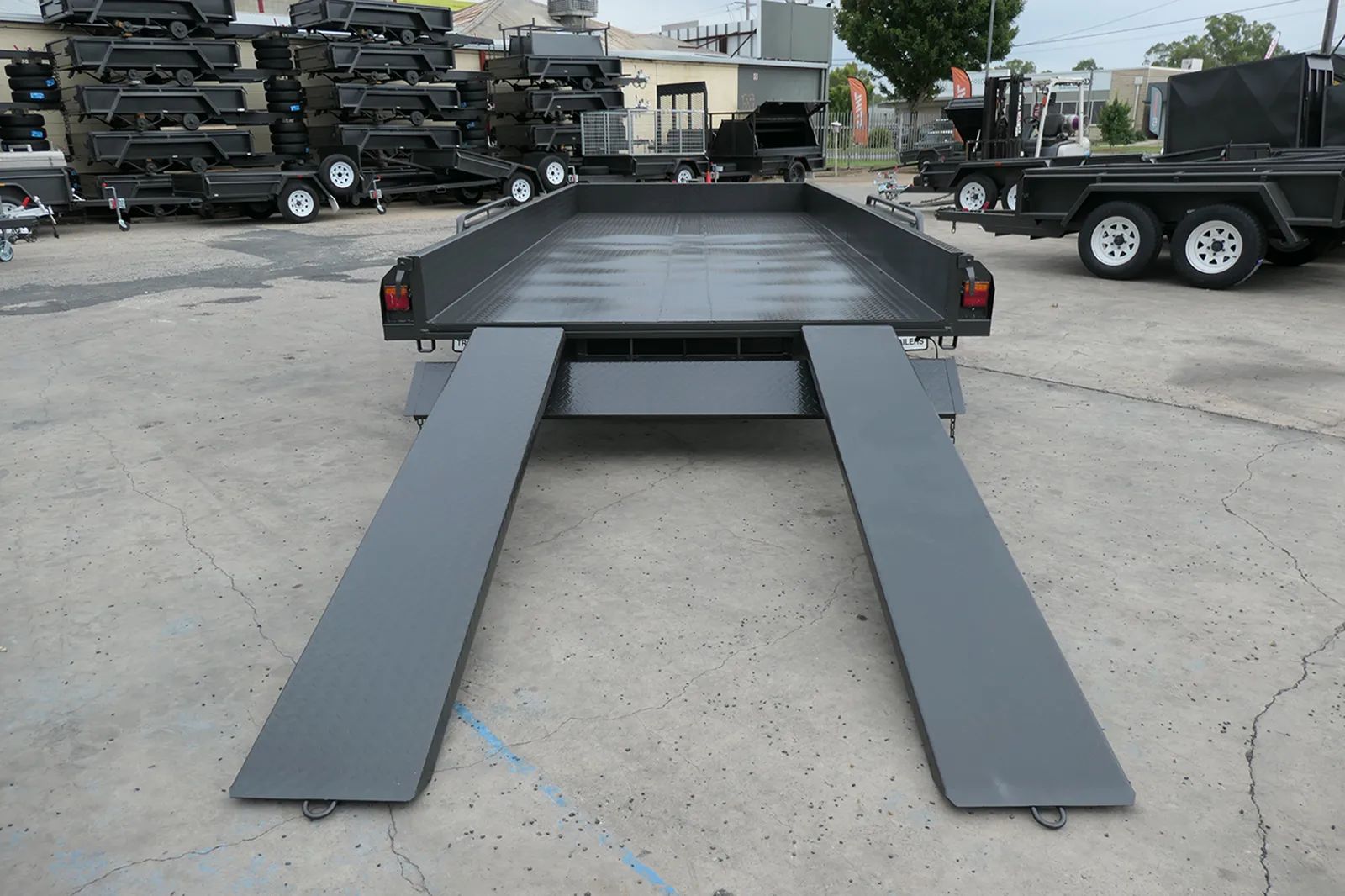 16x6'6 Box Car Carrier Trailer with Tailgate Wagga Wagga NSW9