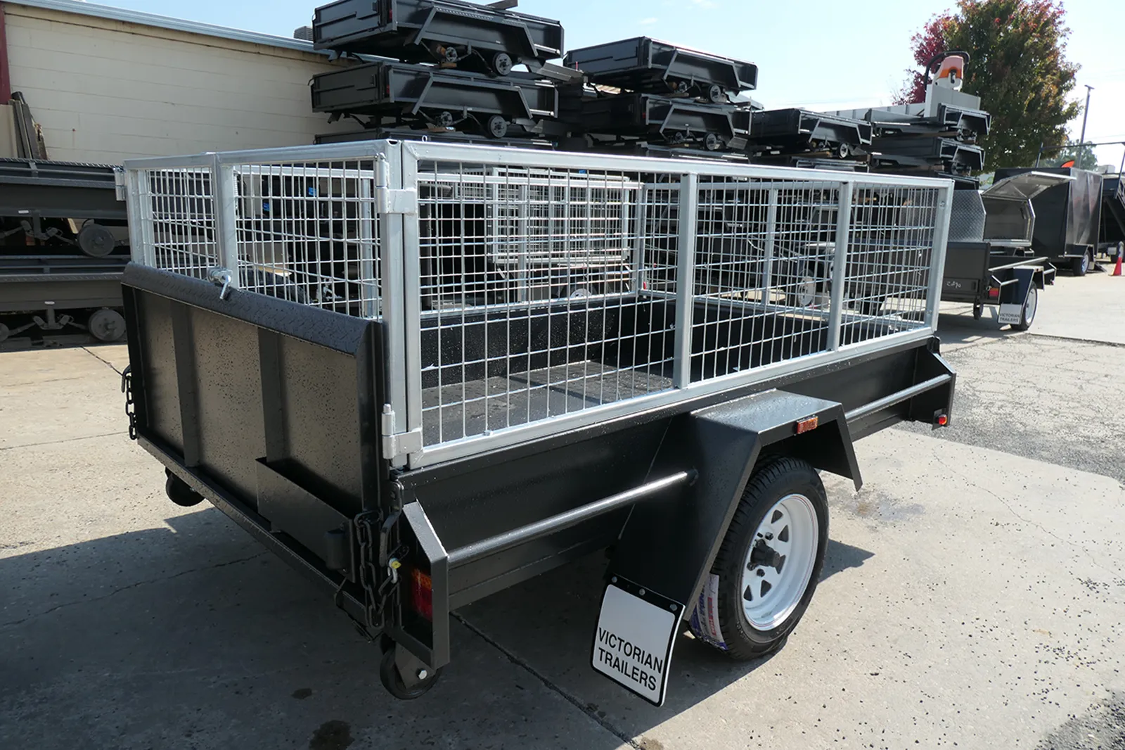 8x5 Golf Buggy Trailer with Cage for Sale Wagga Wagga 8