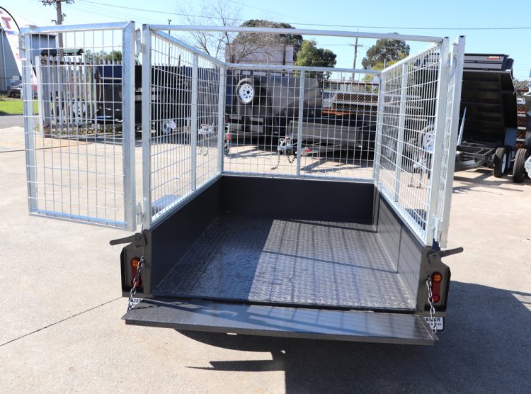 6x4 Cage Trailer with Rear Open Doors NSW