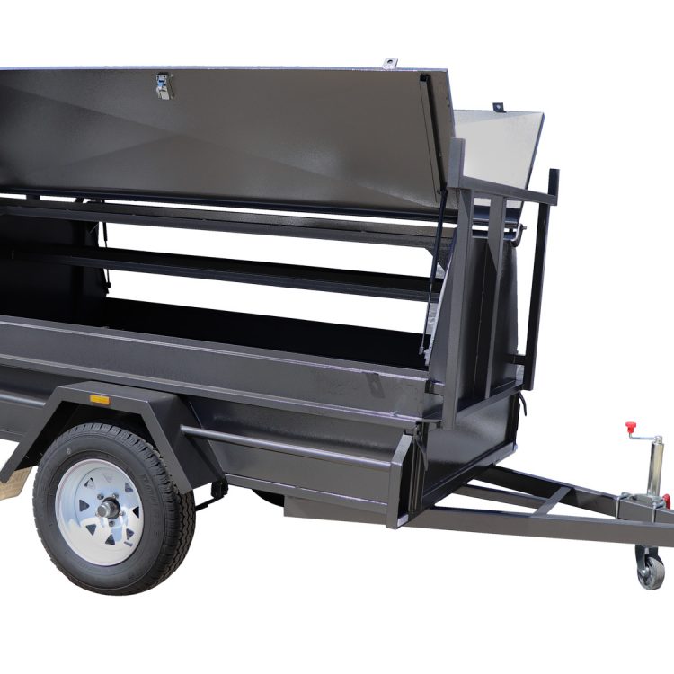 7x4 Commercial Heavy Duty Tradesman Trailer for Sale with 600mm Tradie Top
