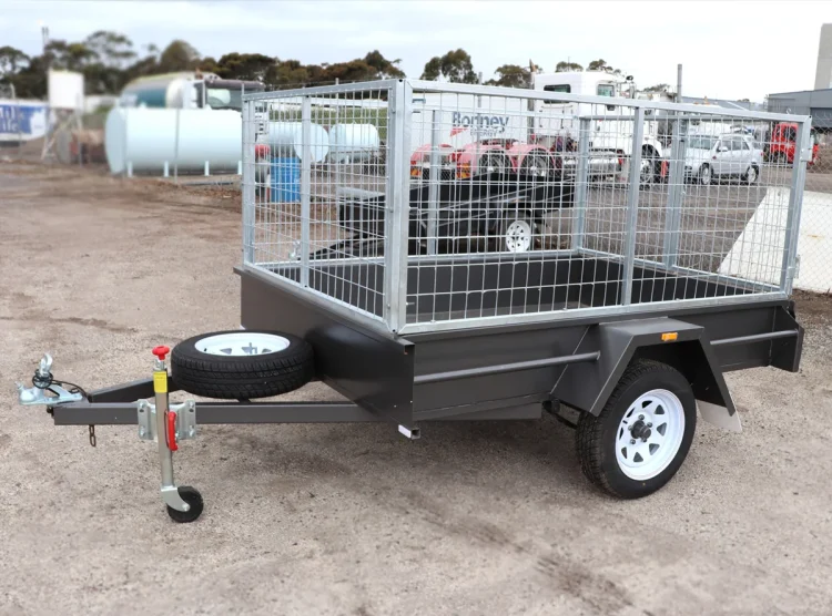 7x4 medium duty cage trailer for sale