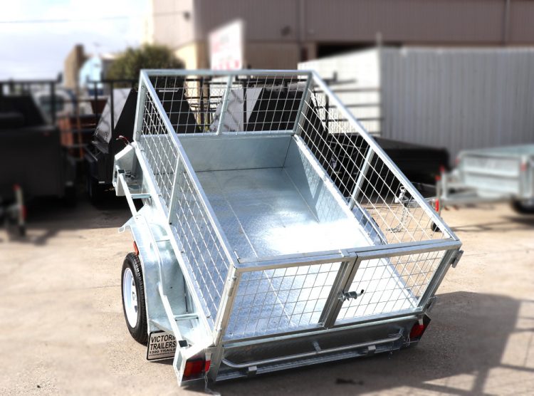 7x5 Hot Dipped Galvanised Cage Trailer for Sale Wagga Wagga NSW