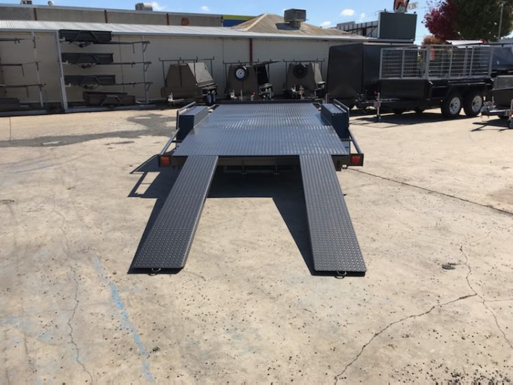 16x6'6 Semi Flat Beaver Tail Car Carrier Trailer for Sale - 7ft Ramps | Wagga Wagga NSW - Image 6
