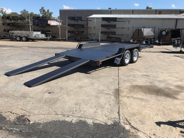 16x6'6 Semi Flat Beaver Tail Car Carrier Trailer for Sale - 7ft Ramps | Wagga Wagga NSW - Image 7