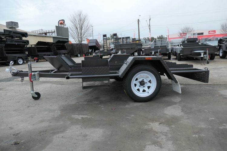 7x5 Deluxe Heavy Duty Motor Bike Trailer for Sale in Wagga Wagga NSW 2