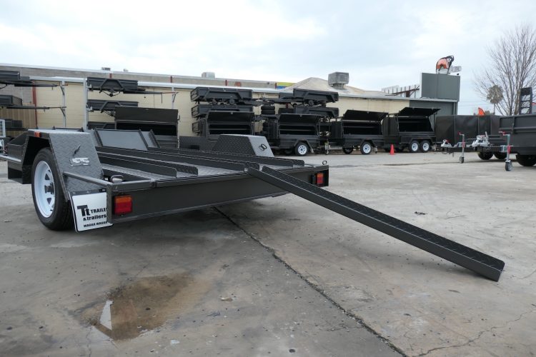 7x5 Deluxe Heavy Duty Motor Bike Trailer for Sale in Wagga Wagga NSW 6