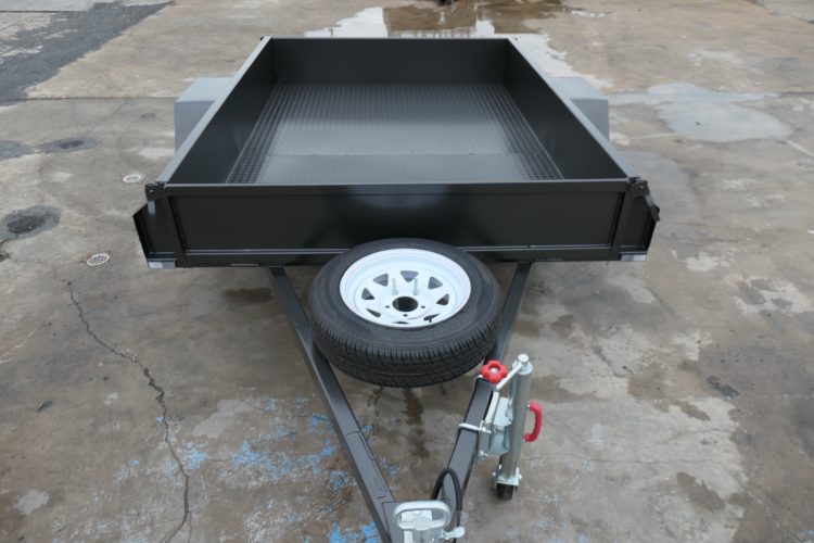 7x5 Commercial Heavy Duty | Checker Plate Floor Single Axle Box Trailer for Sale Wagga NSW - Image 3