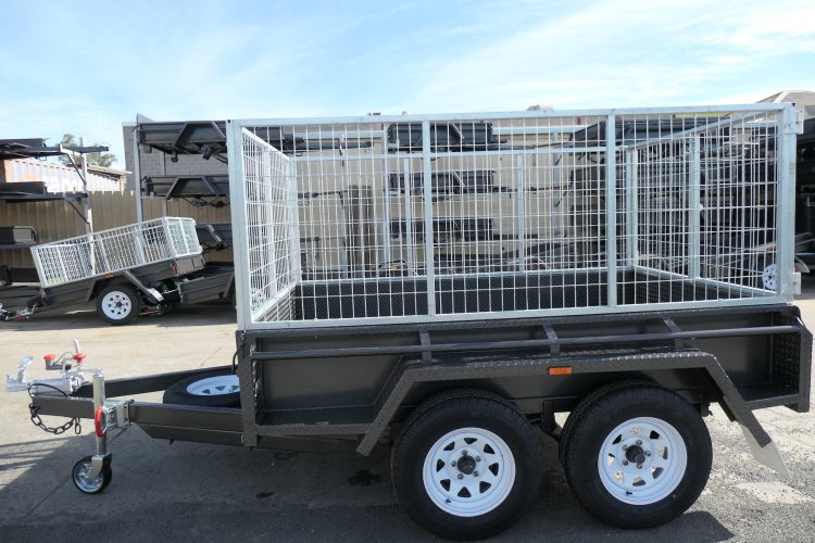 8x5 Heavy Duty Tandem Box Trailer with 3 Ft Cage for Sale - Wagga Wagga NSW - Image 9