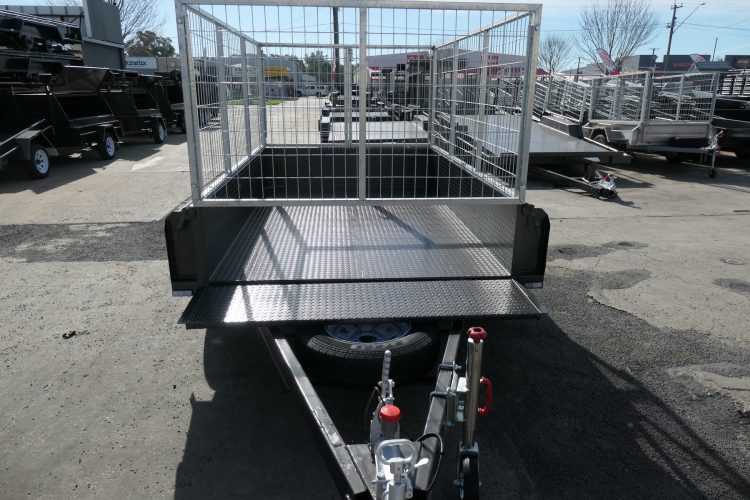 8x5 Heavy Duty Tandem Box Trailer with 3 Ft Cage for Sale - Wagga Wagga NSW - Image 2