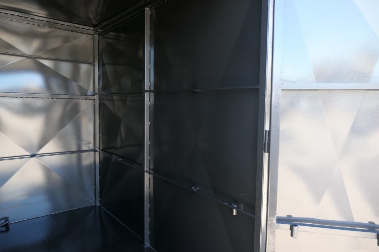 7x4 van trailer with 6 ft high fully enclosed trailer 11