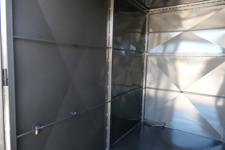 7x4 van trailer with 6 ft high fully enclosed trailer 12