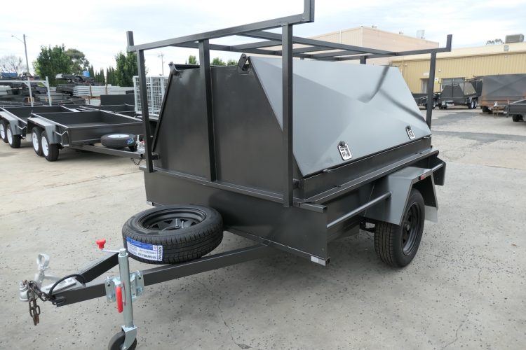 7x5 Medium Duty Tradesman Builder Trailer 750mm Top - Image 2