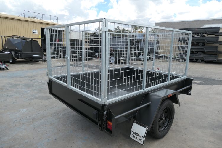 7x5 Medium Duty Cage Trailer for Sale with 900mm (3ft) Cage - Wagga Wagga NSW 2