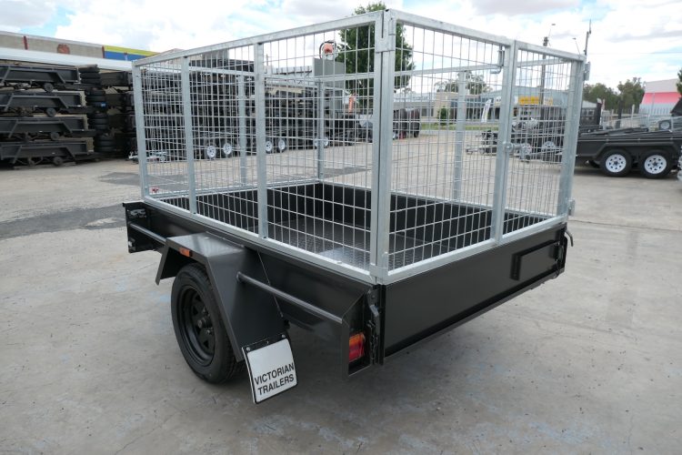 7x5 Medium Duty Cage Trailer for Sale with 900mm (3ft) Cage - Wagga Wagga NSW 4