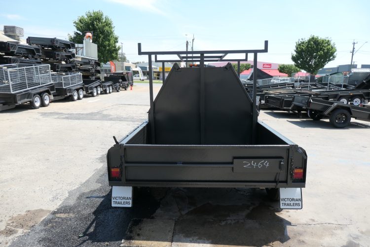 8x5 half tradesman trailer with 750mm high tradie top 3