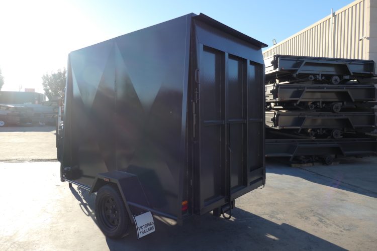 8x5 Single Axle 5ft High Van Trailer with Ramp 1250 KG ATM - Image 2