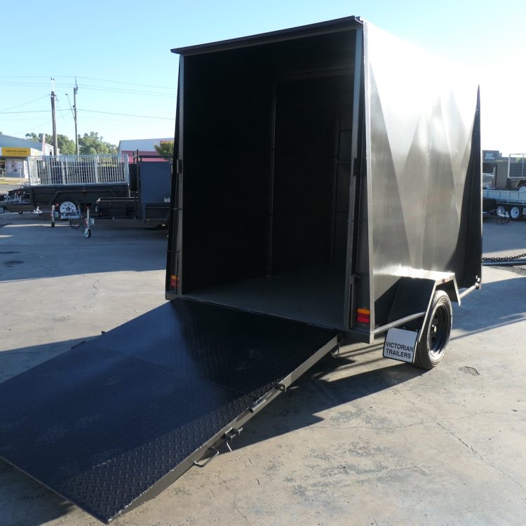 8x5 Single Axle Fully Enclosed Van Trailer for Sale in Wagga Wagga NSW 5Ft High Van Trailer Brand New Fully Enclosed VAN Trailer For Sale Load Capacity 1250KG ATM 1