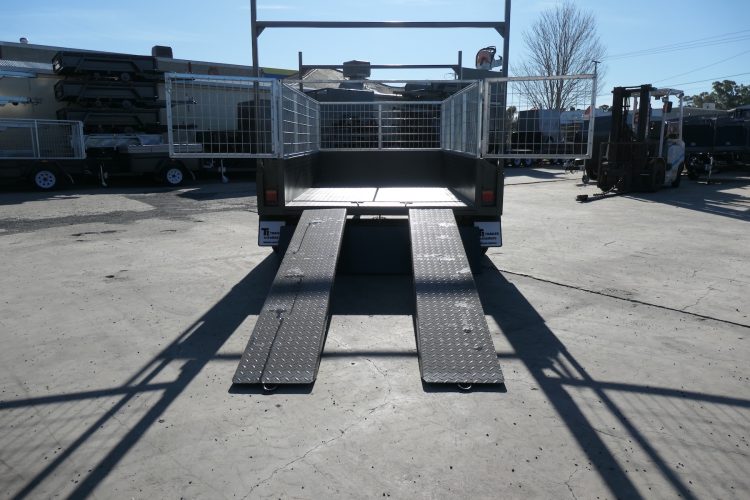 8x5 All Purpose Trailer with 2ft Cage | Ladder Racks | Slide Under Ramps for Sale - Wagga Wagga NSW - Image 3