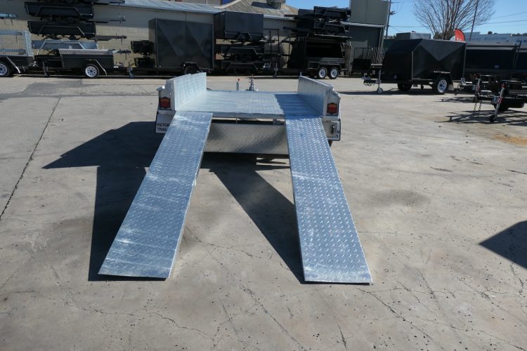 Tandem Axle Galvanised Box Trailer with slide under ramps for Sale in Wagga Wagga 2