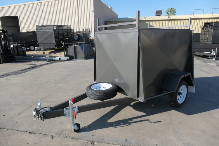 6x4 van trailer for sale with ladder racks