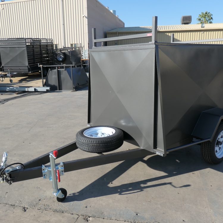 6x4 van trailer for sale with ladder racks